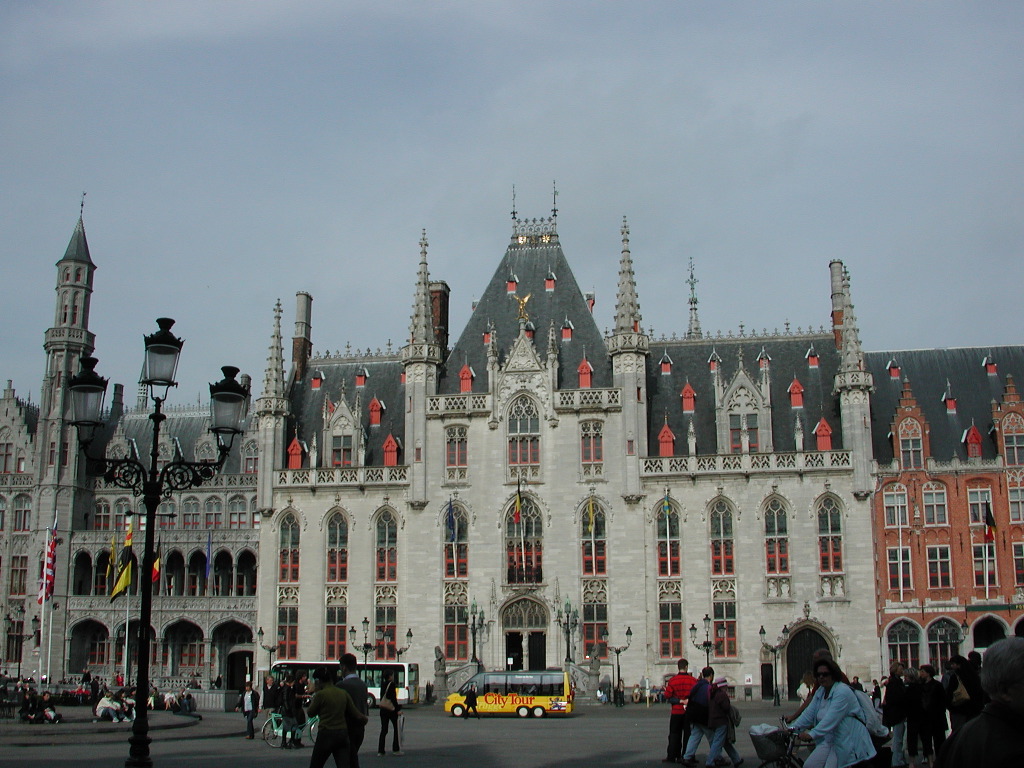 Big ornate building in Brugge