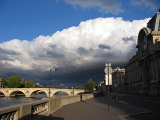 looking east from the Orsay