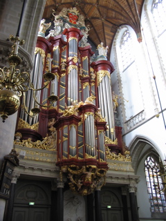 organ at Haarlem's church
