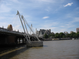 Jubilee Bridge and Charing Cross Station