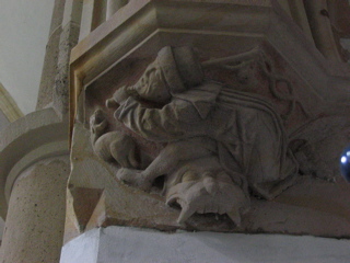 sculpture in The Dog-Whipper's Chapel