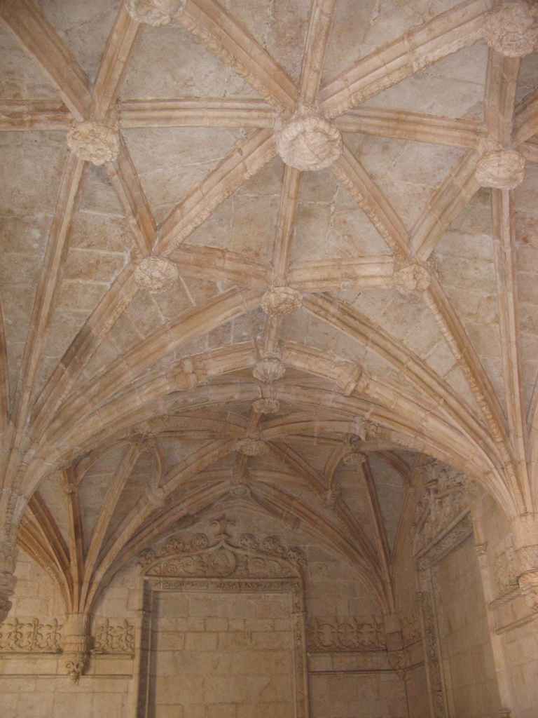 intricate arches on the ceiling