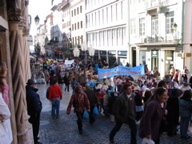 more of the parade through Coimbra