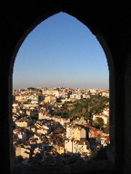from a castle window looking north