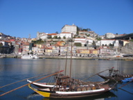 boats with Ribeira in the background
