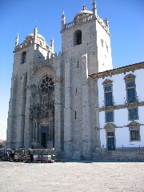 front of the cathedral