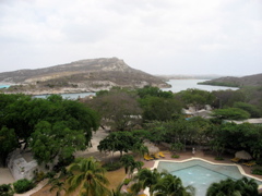 Curacao Hilton grounds include the remnants of an old fort