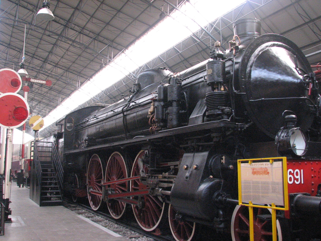 Train section of the DaVinci Science Museum