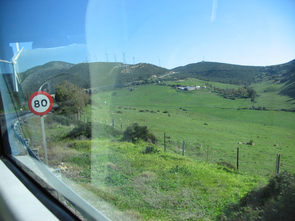 scenery from the bus to Algeciras