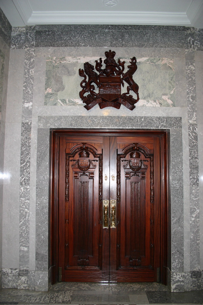 doorway to legislature chamber