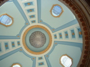 looking up at the dome