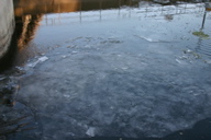 Ice on the river